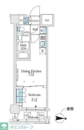 J.GRAN Court 品川西大井EASTの物件間取画像